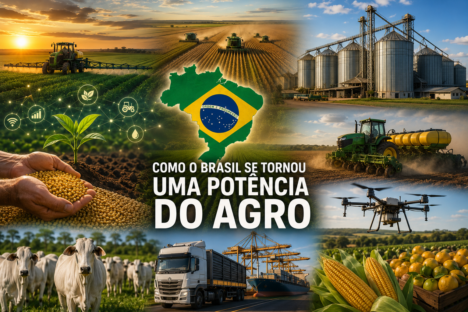 Como o Brasil se tornou potência agrícola mundial: ciência, Cerrado e produtividade